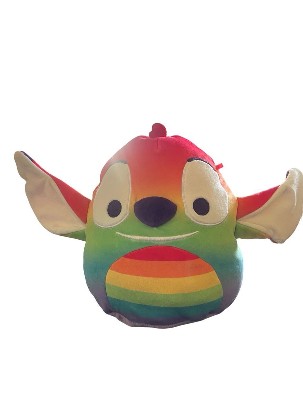 Squishmallows x Disney Pride Rainbow Stitch Soft Plush Toy 8"